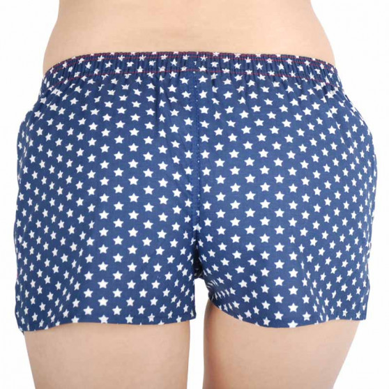 Boxer da donna Emes blu scuro con stelle (005)