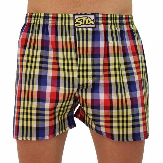 Boxer da uomo Styx classic elasticizzati multicolore (A833)