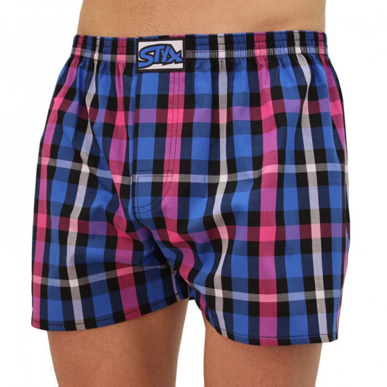 Boxer da uomo Styx classic elasticizzati multicolore (A835)