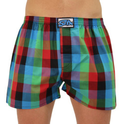 Boxer da uomo Styx classic elasticizzati multicolore (A836)