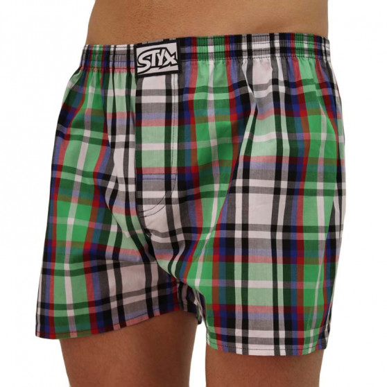 Boxer da uomo Styx classic elasticizzati multicolore (A838)