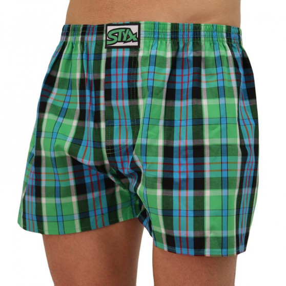 Boxer da uomo Styx classic elasticizzati multicolore (A839)