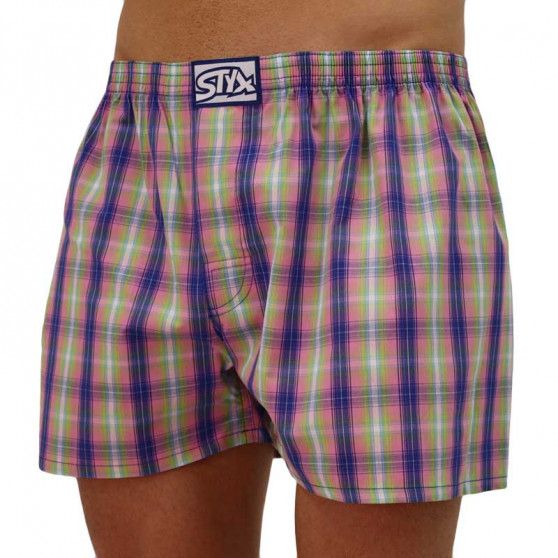 Boxer da uomo Styx classic elasticizzati multicolore (A108)