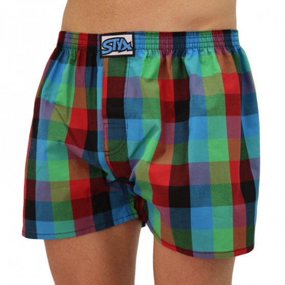 Boxer da uomo Styx classic rubber oversize multicolore (E836)