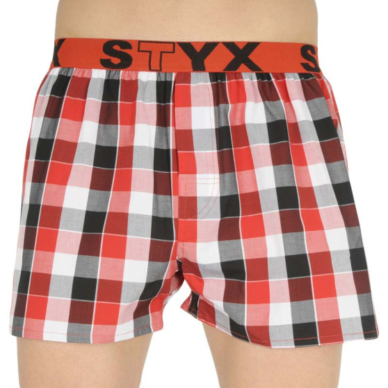 Boxer da uomo Styx sport elastico multicolore (B831)