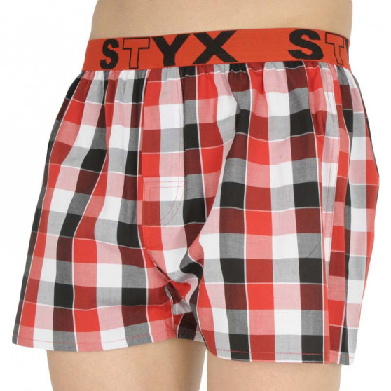 Boxer da uomo Styx sport elastico multicolore (B831)