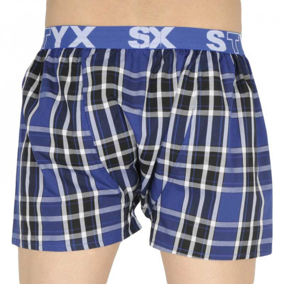 Boxer da uomo Styx sport elastico multicolore (B832)