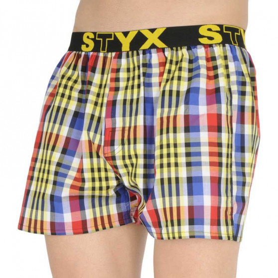 Boxer da uomo Styx sport elastico multicolore (B833)