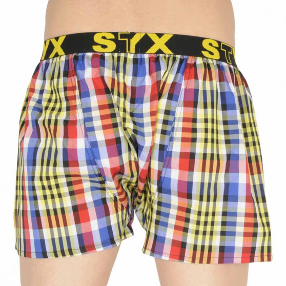 Boxer da uomo Styx sport elastico multicolore (B833)