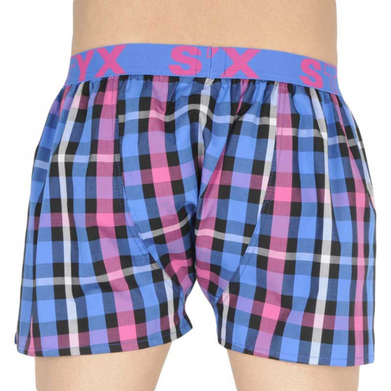 Boxer da uomo Styx sport elastico multicolore (B835)