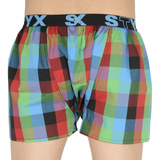 Boxer da uomo Styx sport elastico multicolore (B836)