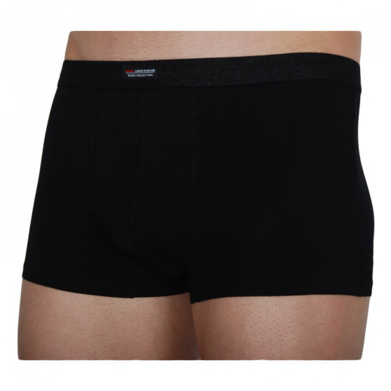 Boxer da uomo Lama nero oversize (M-4000 SZ-02)