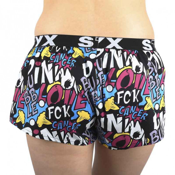 Boxer da donna Styx art sport gomma Pink Bubble (T1058)