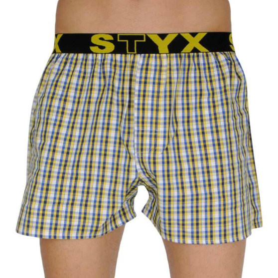 Boxer da uomo Styx sport elastico multicolore (B107)