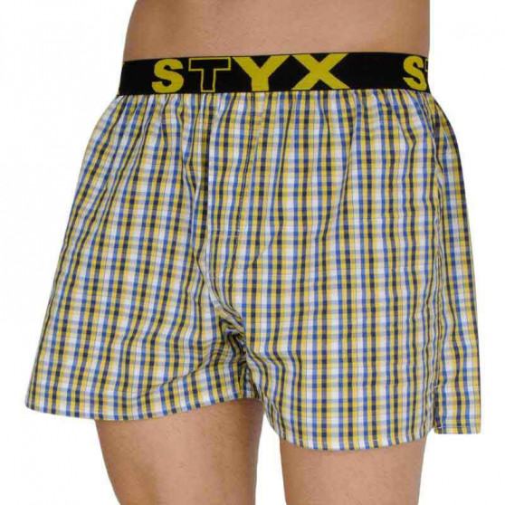 Boxer da uomo Styx sport elastico multicolore (B107)