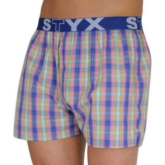 Boxer da uomo Styx sport elastico multicolore (B108)