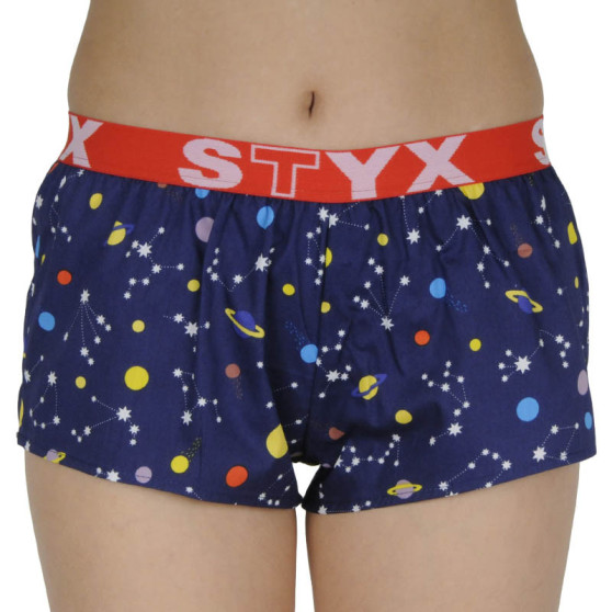 Boxer da donna Styx arte sport gomma pianeta (T1057)