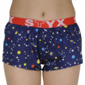 Boxer da donna Styx arte sport gomma pianeta (T1057)