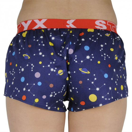 Boxer da donna Styx arte sport gomma pianeta (T1057)