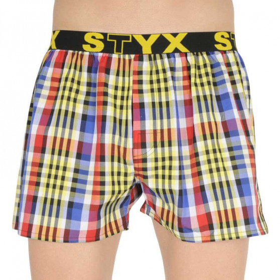 10PACK Boxer da uomo Styx sport elastico multicolore (B8313234567890)