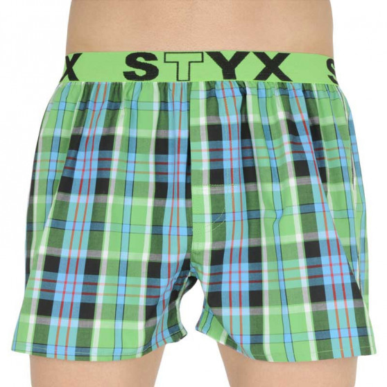 10PACK Boxer da uomo Styx sport elastico multicolore (B8313234567890)