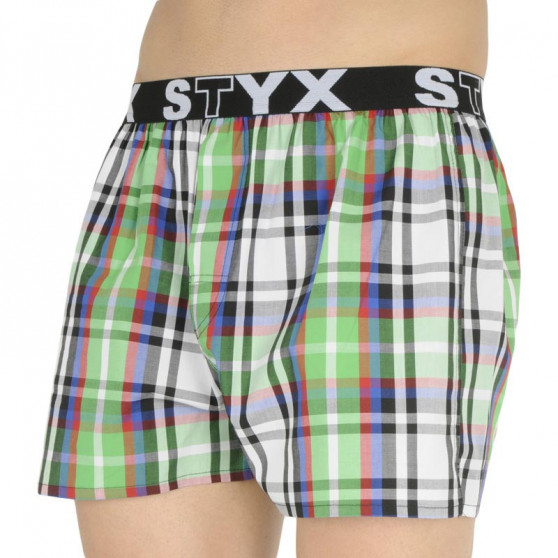 10PACK Boxer da uomo Styx sport elastico multicolore (B8313234567890)