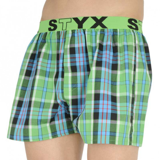 10PACK Boxer da uomo Styx sport elastico multicolore (B8313234567890)