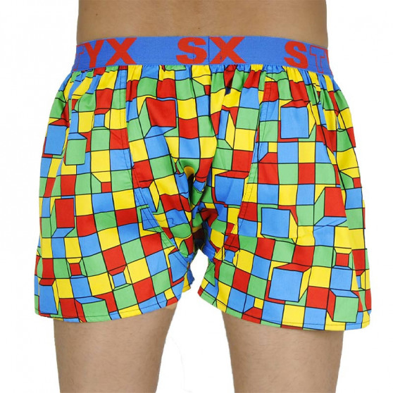 Boxer da uomo Styx arte sport cubi di gomma (B959)