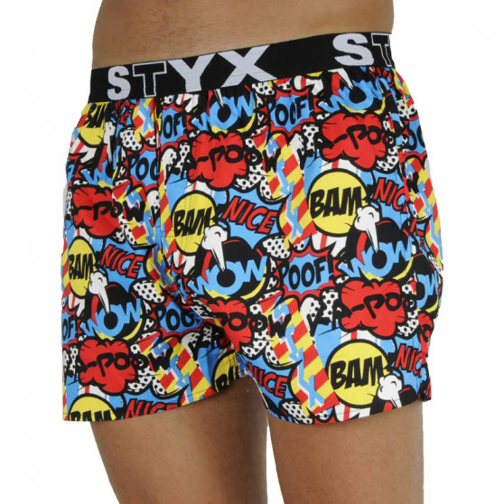 Boxer da uomo Styx arte sport gomma poof (B1153)