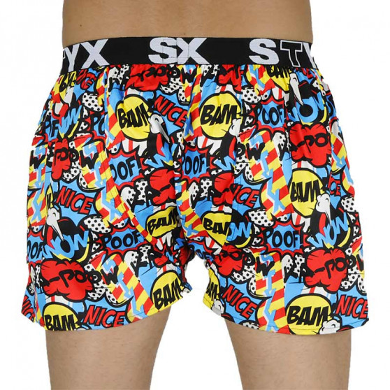 Boxer da uomo Styx arte sport gomma poof (B1153)