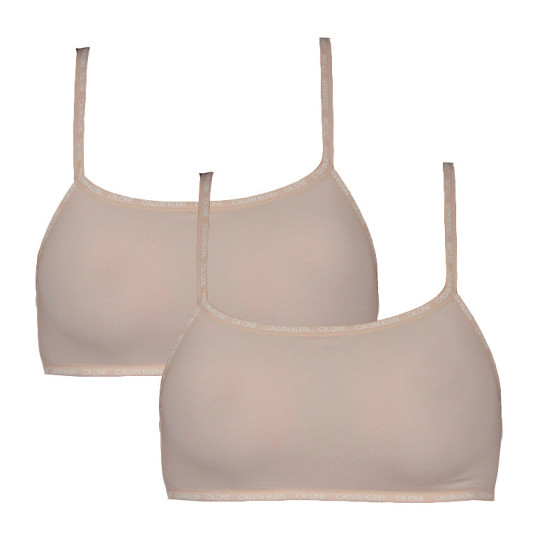 2PACK Reggiseno donna CK ONE marrone (QD3806E-7NS)