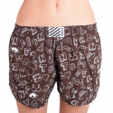 Boxer da donna Infantia marrone stampato DTKG11