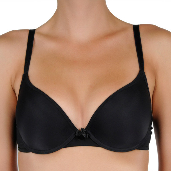 Reggiseno donna Gina rinforzato con ferretto nero (17000)