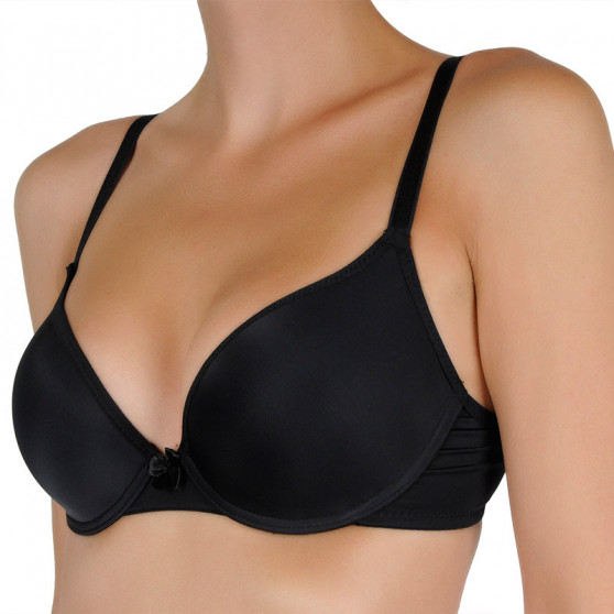 Reggiseno donna Gina rinforzato con ferretto nero (17000)