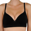 Reggiseno donna Gina rinforzato con ferretto nero (07019)