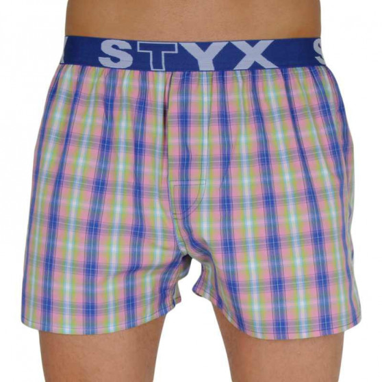 5PACK Boxer da uomo Styx sport elastico multicolore (B10107080913)