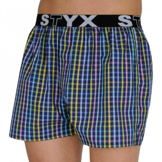 5PACK Boxer da uomo Styx sport elastico multicolore (B10107080913)