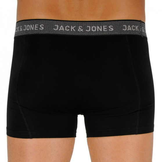 3PACK boxer da uomo Jack and Jones nero (12127816 - asphalt)