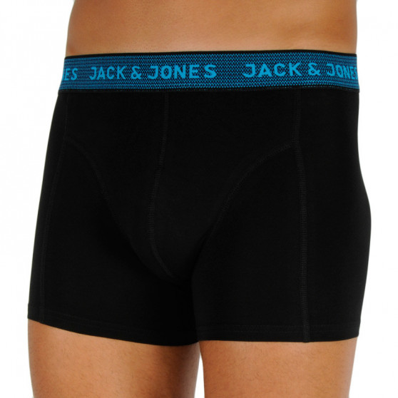 3PACK boxer da uomo Jack and Jones nero (12127816 - asphalt)