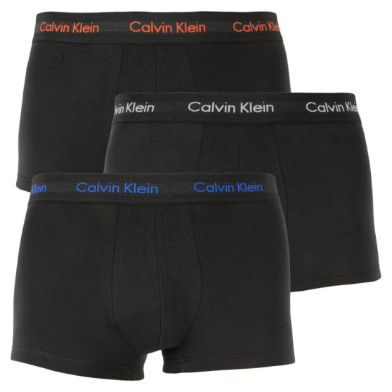 3PACK boxer da uomo Calvin Klein nero (U2664G-WHN)