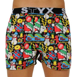 Boxer da uomo Styx arte sport gomma Natale (B1258)