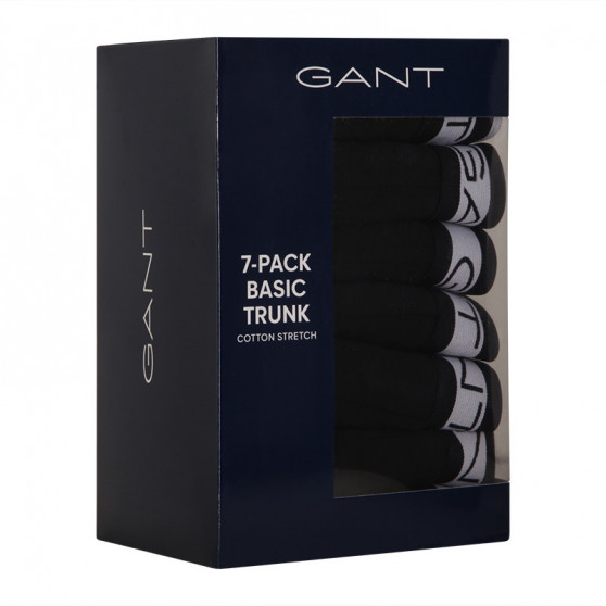 7PACK boxer da uomo Gant nero (902137003-005)