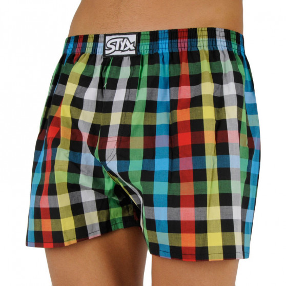 Boxer da uomo Styx classic elasticizzati multicolore (A907)