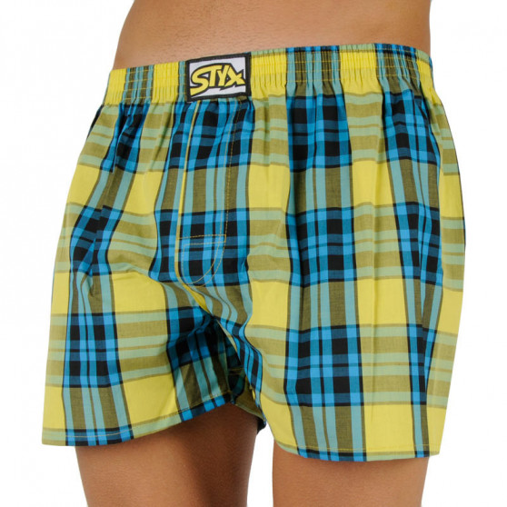 Boxer da uomo Styx classic elasticizzati multicolore (A910)