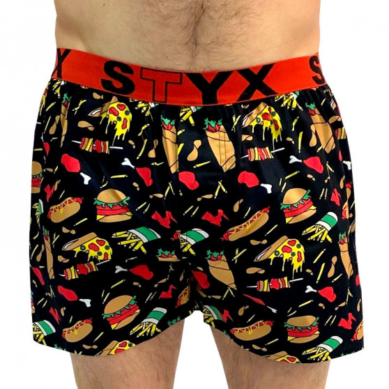 Boxer da uomo arte sport gomma e calzini Styx cibo (BH1253)