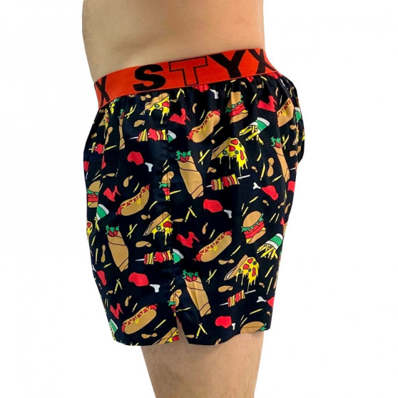 Boxer da uomo arte sport gomma e calzini Styx cibo (BH1253)