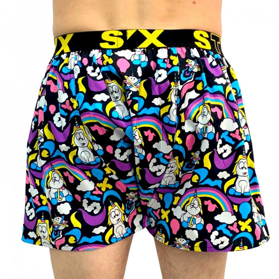 Boxer uomo arte sport gomma e calzini Styx Unicorno (BH1158)