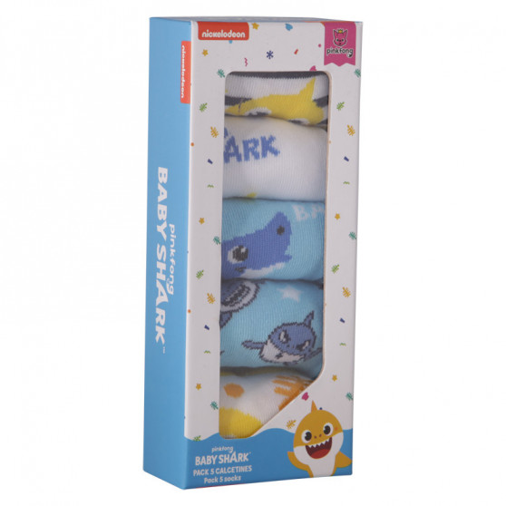 5PACK calzini per bambini Cerdá Baby Shark multicolore (2200007755)