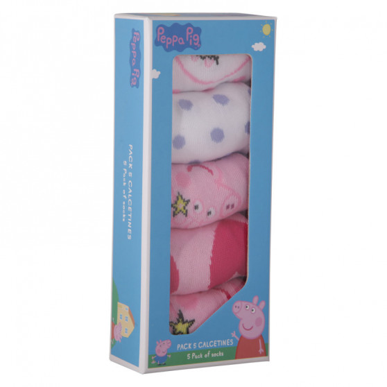 5PACK calze per bambini Cerdá Peppa Pig multicolore (2200007756)