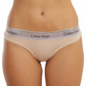 Perizoma donna Calvin Klein beige (QF6136E-VJS)